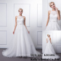 Ankunftsschatzausschnitt wulstiges Ballkleid aliexpress Hochzeitskleider